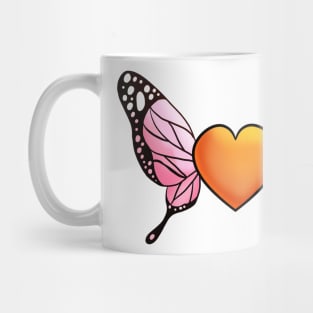 Butterfly Heart 2 Mug